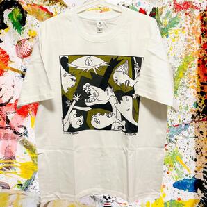 ピカソ ゲルニカ メンズ Tシャツ 半袖 レトロ リプリント 新品 ホワイト パブロピカソ vintage reprint 天才ピカソ ヴィンテージリプリント