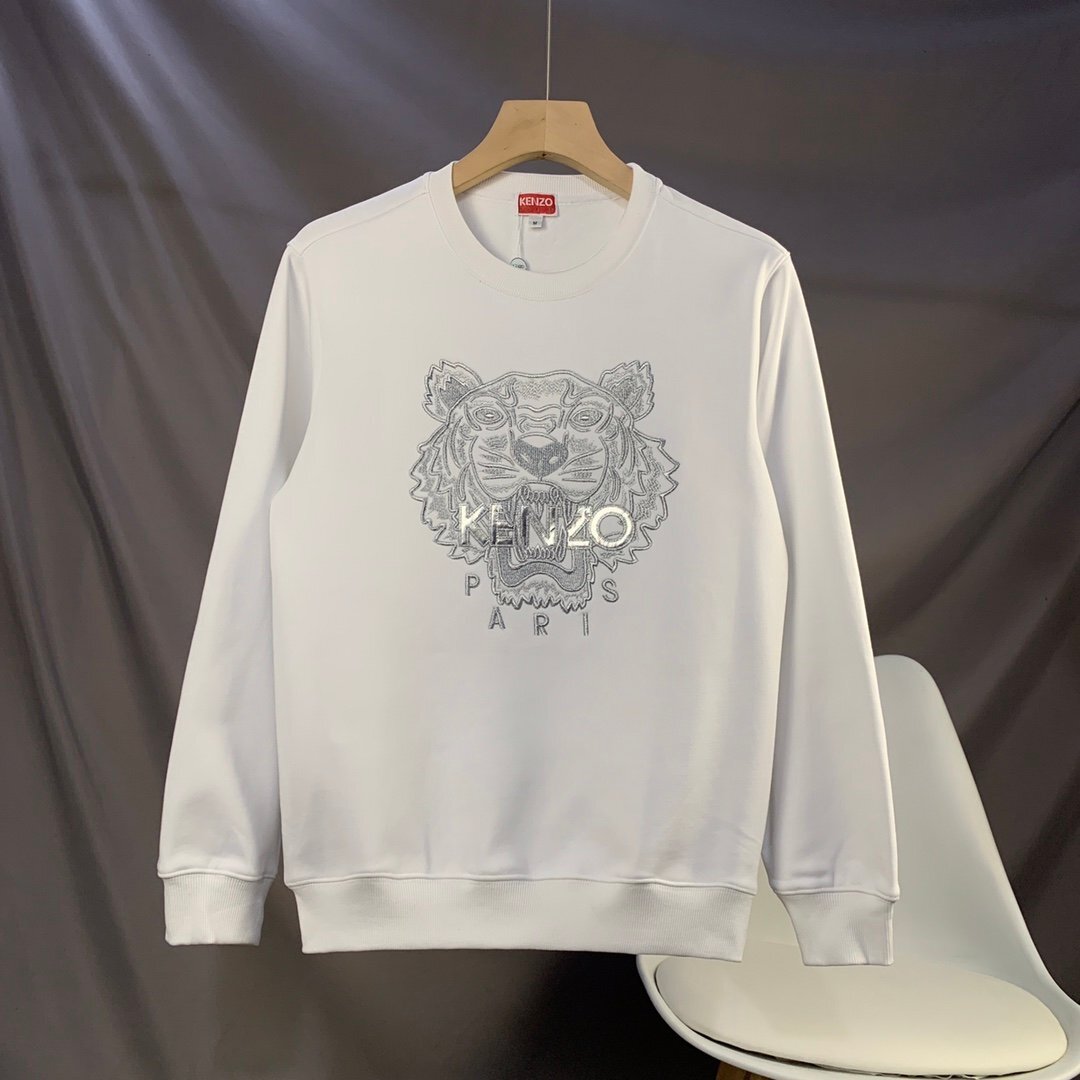 新品アウトレット KENZO FC55SW120CMB トレーナー ホワイト L 新品アウトレット KENZO FC55SW120CMB トレーナー ホワイト M