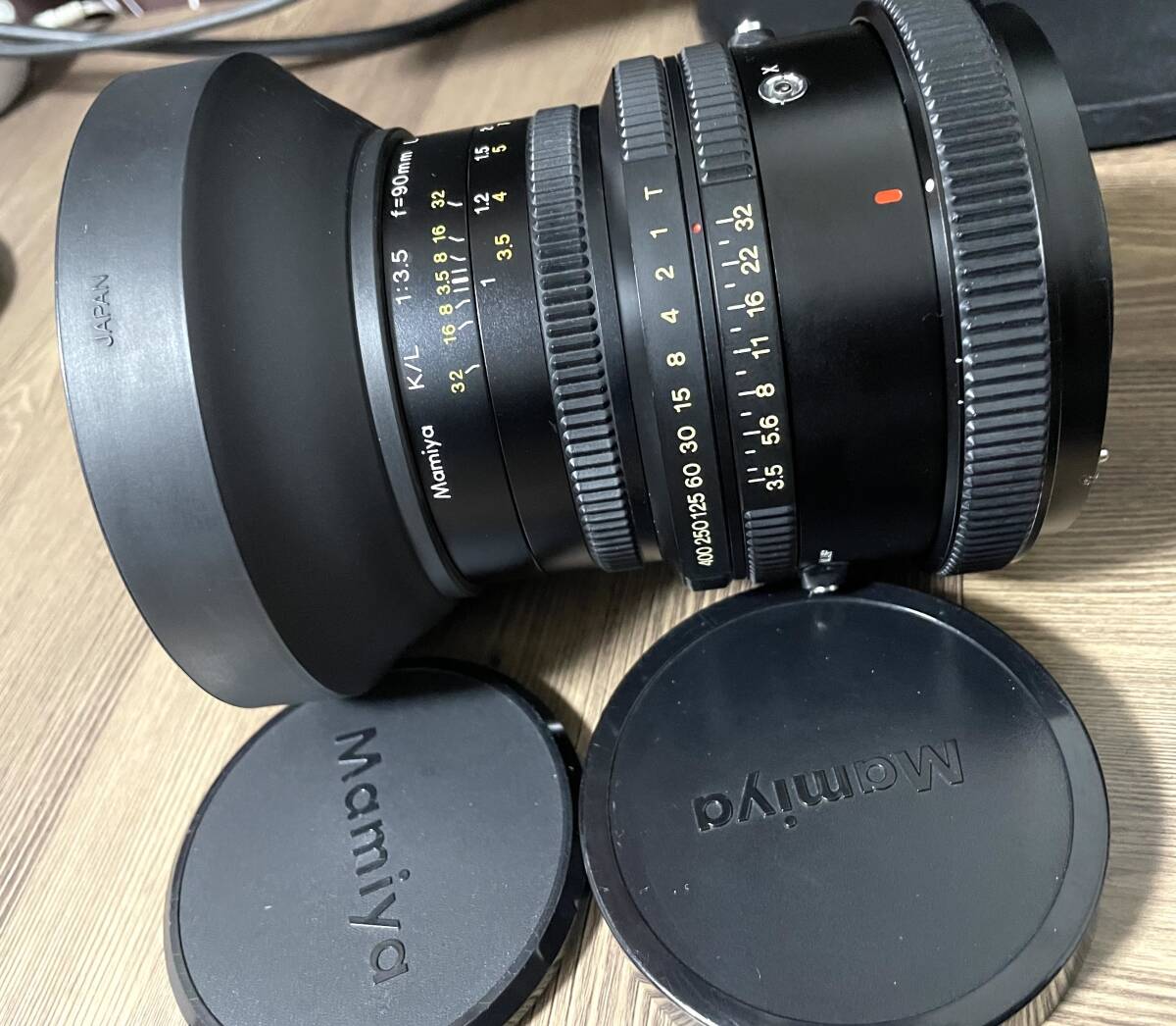 Mamiya K/L 90mm 1:3.5 L レンズフード キャップ 付 RB67 用レンズ マミヤ 90 3.5 mamiya k l SD