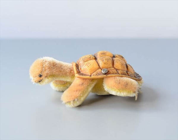 1955-75年代 ドイツ製 Steiff カメ Slo Turtle ぬいぐるみ ドール フィギュア アンティーク ヴィンテージ_ig4304