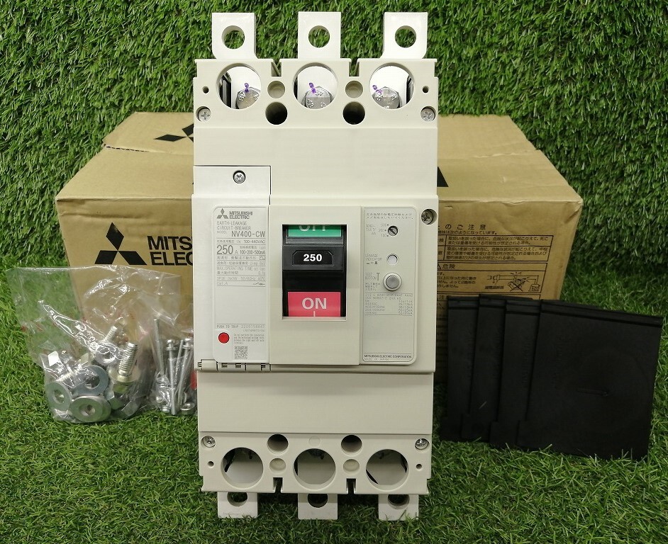 未使用品 MITSUBISHI 三菱電機 3P 250A 低圧遮断器 漏電 未使用品 MITSUBISHI 三菱電機 3P 250A 低圧遮断器 漏電