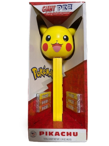 日本未発売 ギガント ペッツ ポケモン ピカチュウ キャンディーロールディスペンサー Pokemon PIKACHU PEZ 大マックス ポケットモンスター
