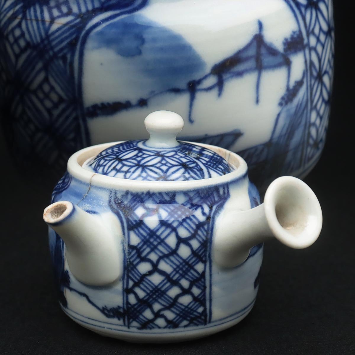 Yahoo!オークション -「煎茶道具 急須」(染付) (陶磁一般)の落札 Yahoo!オークション -「煎茶道具 急須」(染付) (陶磁一般)の落札