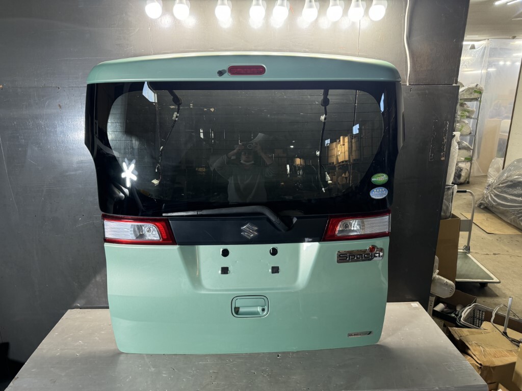 スズキ スペーシア (MK32S) 純正 (リア ゲート バックドア) ZVB フォレストアクアメタリック SUZUKI SPACIA b4623-gyr