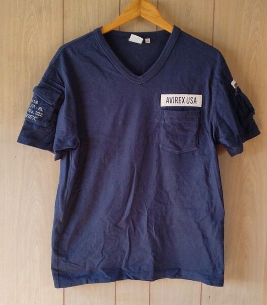 AVIREX 半袖Tシャツ USA製 ご新規歓迎!