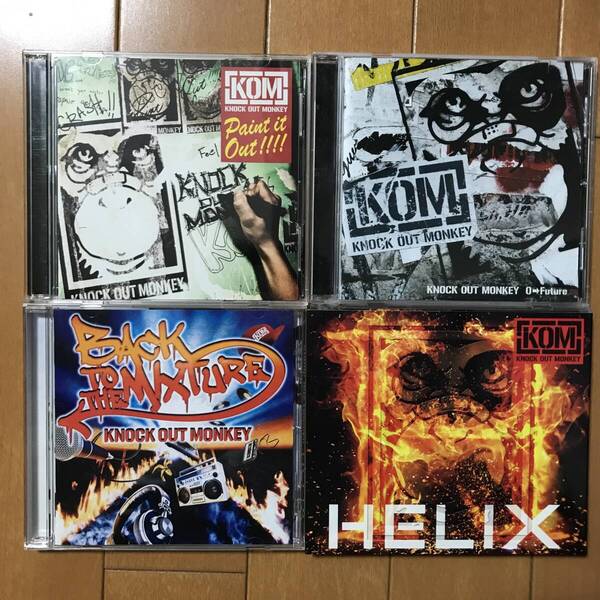 【送料無料・即決】KNOCK OUT MONKEY CD 0→Future、Paint it Out!!!!、HELIX、BACK TO THE MIXTURE、Dragon Ash、TOTALFAT、EGG BRAIN