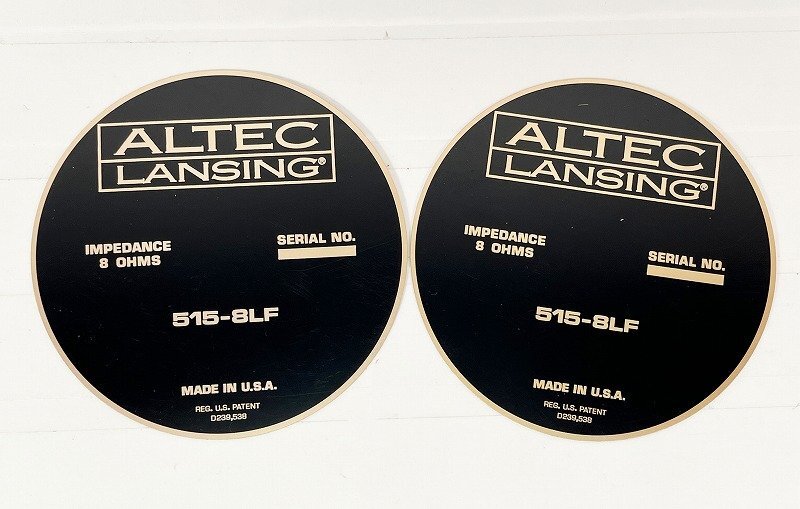 Yahoo!オークション -「altec 515」の落札相場・落札価格 Yahoo!オークション -「altec 515」の落札相場・落札価格