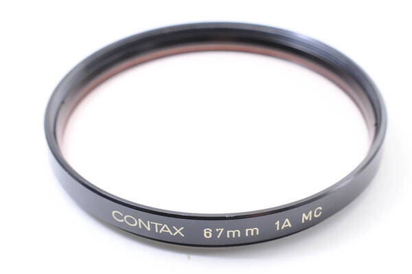 コンタックス CONTAX 67mm 1A MC カメラ レンズ フィルター @3824