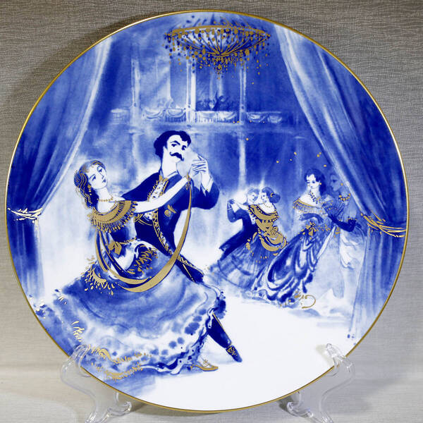 【美品1級品】マイセン ウィーン気質 2005年 イヤープレート 金彩