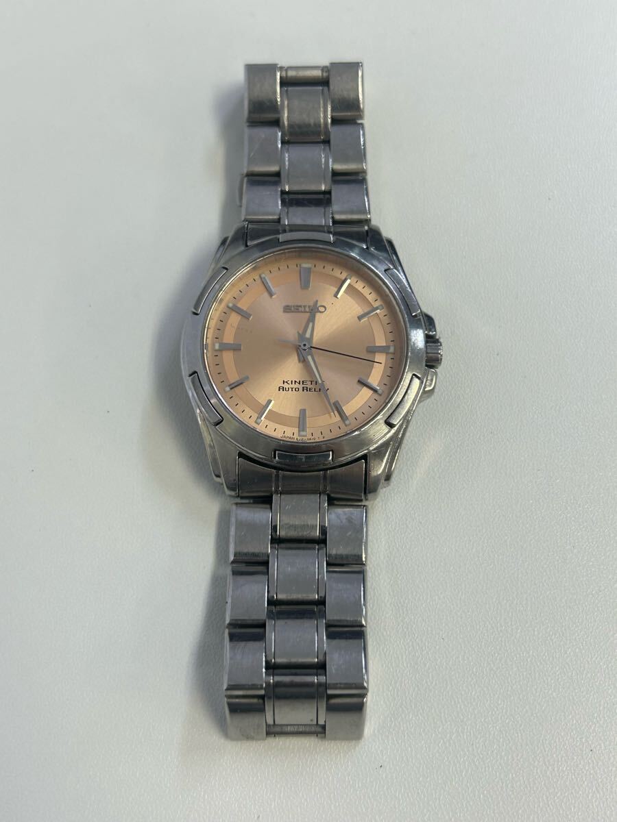 Seiko Automatic Watch/Analog/Stainless Steel/Blk/Slv/5J21