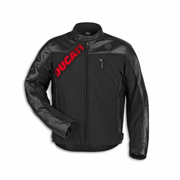 送料無料 ドゥカティ 正規品 Ducati Logo C1 レザー&ファブリック製ジャケット サイズ52 981089852