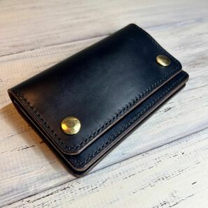 【 トラッカーウォレット ミドル 2層】 クロムエクセル universal ゴールド 金 黒 アメカジ バイカー