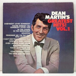 USオリジナル 2色ラベ DEAN MARTIN Greatest Hits! Vol. 1 ('68 Reprise) ディーン・マーティン グレイテスト・ヒッツ ベスト
