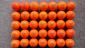 прекрасный товар TOBIEMON... летящий emo n orange Lost Ball 35 шт