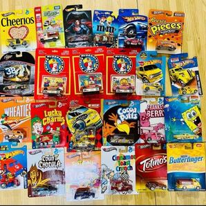 ホットウィール アメリカキャラクター・マクドナルド・他お菓子メーカーetc レア ホットウィール 55台+3台+1台→59台