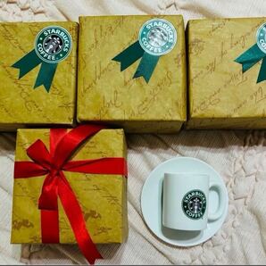 スターバックス ミニ ショットサイズ デミタス カップ&ソーサー 5点