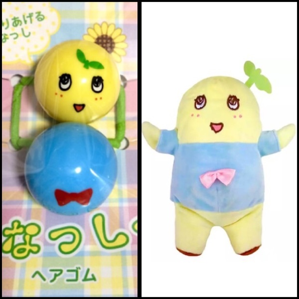 【ふなっしー】2点セット『ヘアゴム& FUNA CAFE限定 パペット(パステル) 』オマケ付 (全て新品 )