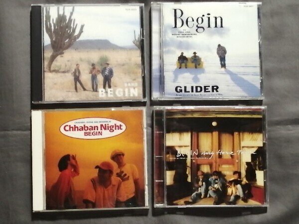 CD BEGIN 【4枚】 『 MY HOME TOWN 』『 Chhaban Night 』『 グライダー 』『 音楽旅団 』 ビギン
