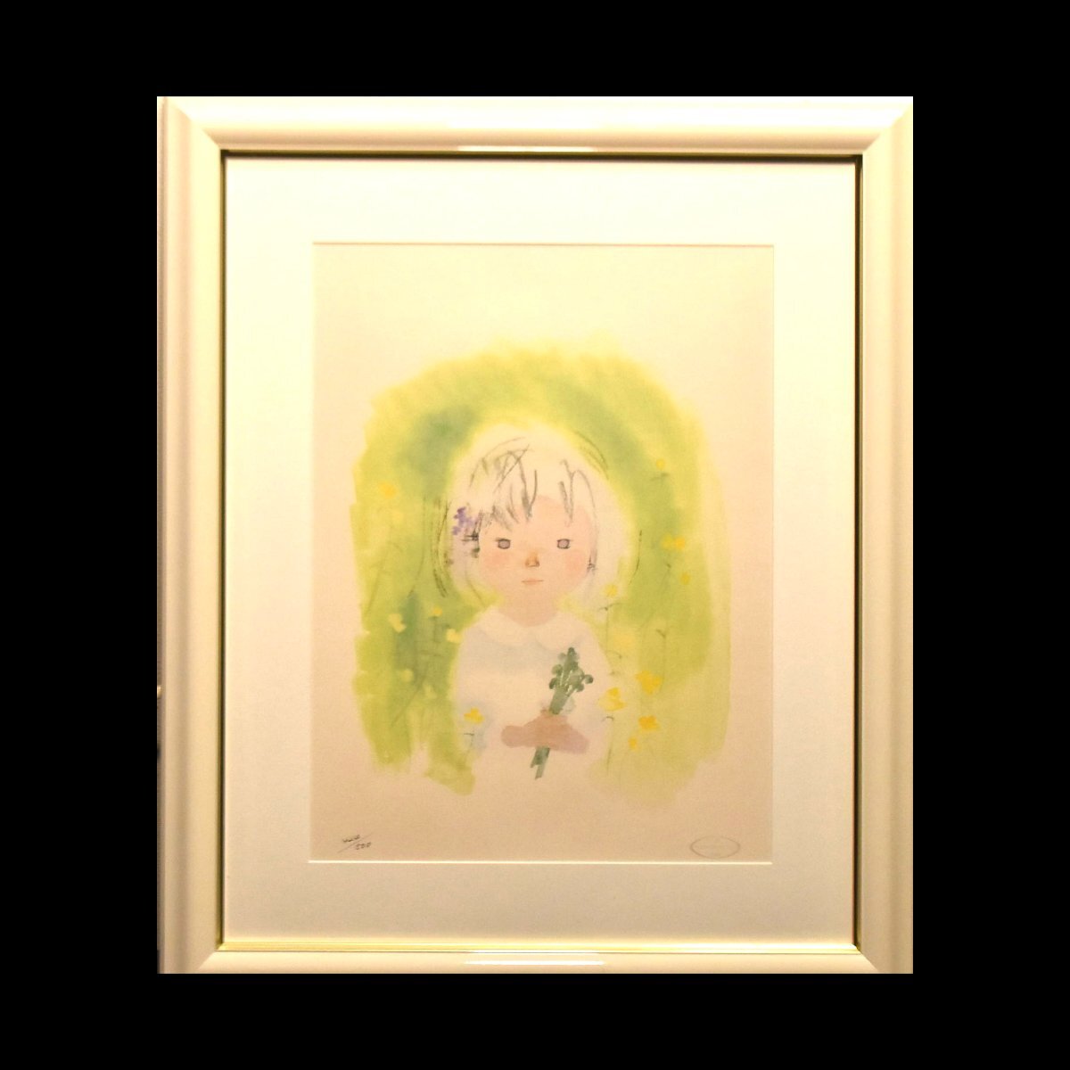 Yahoo!オークション -「いわさきちひろ リトグラフ」(版画 Yahoo!オークション -「いわさきちひろ リトグラフ」(版画
