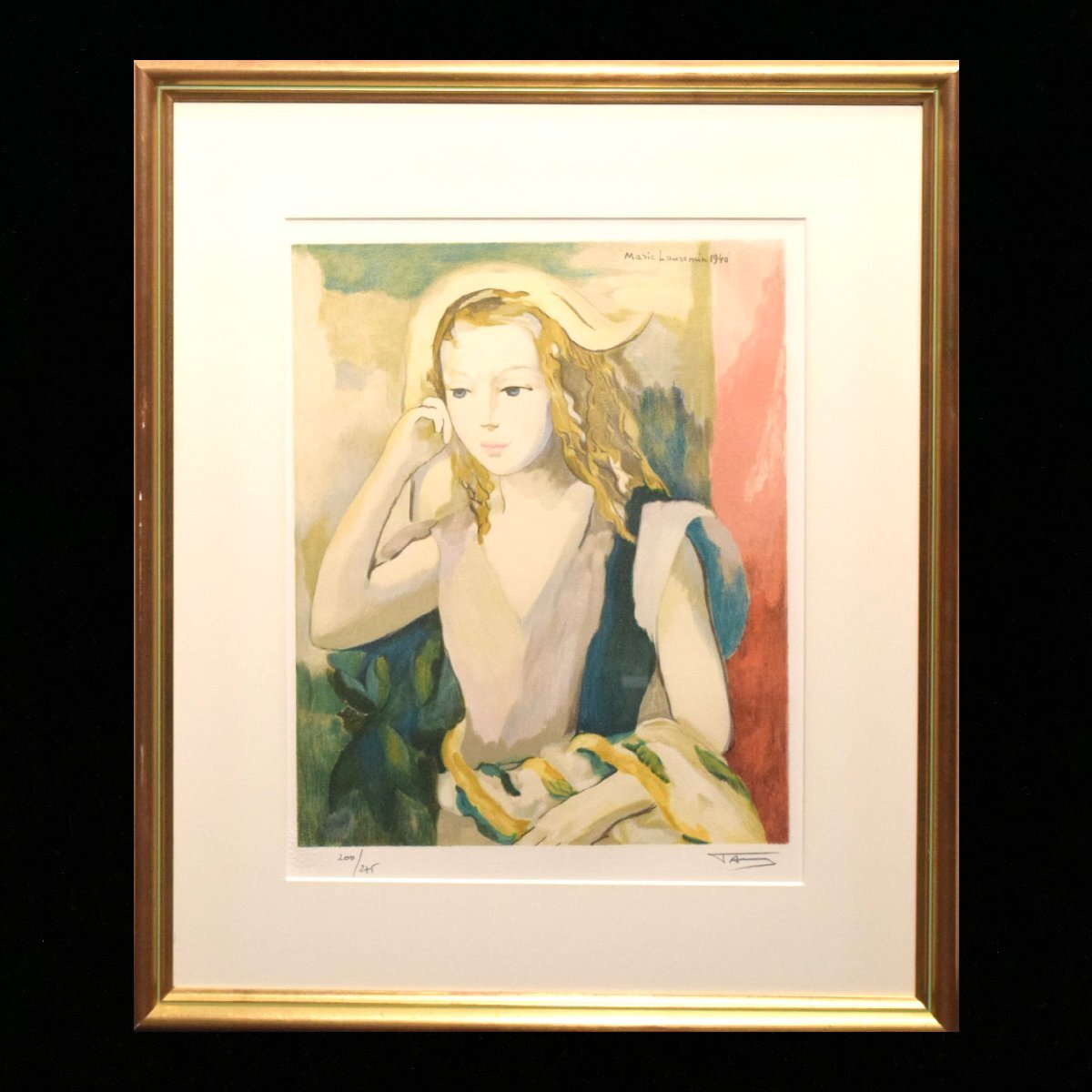 Yahoo!オークション -「マリーローランサン リトグラフ」(版画 Yahoo!オークション -「マリーローランサン リトグラフ」(版画