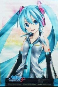 中古タペストリー 初音ミク オリジナルA3タペストリー 「PS3ソフト 初音ミク -Project DIVA- F」
