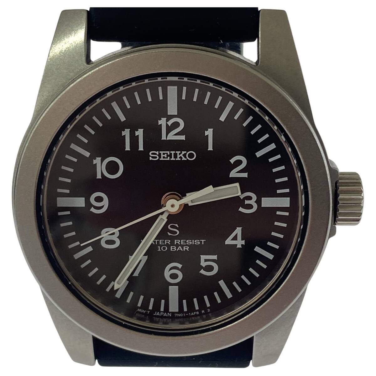 Seiko SUS Nano Universe Men's Black Dial 10 BAR Quartz Watch