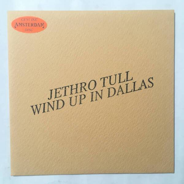 JETHRO TULL WIND UP IN DALLAS ORANGE