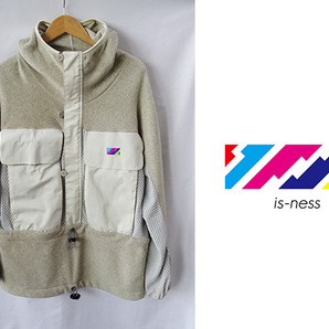 ★送料無料匿名発送★is-ness★イズネス★フリースプルオーバーパーカー★フーディー