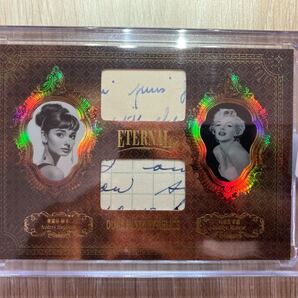 【オードリー ヘップバーン マリリン モンロー】2024 ETERNAL CUTS DUAL Audrey Hepburn Marilyn Monroe /99 手書部分 auto