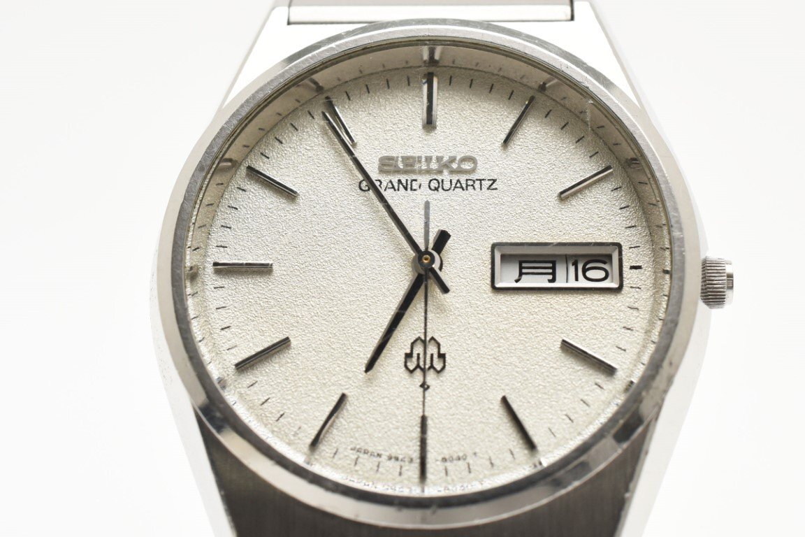 美品！セイコーGRAND QUARTZ 9943 雪目 電池交換済み ベルト新品