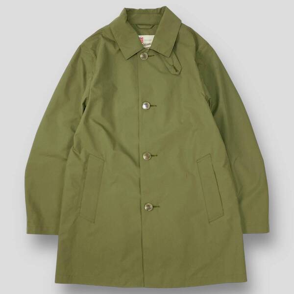Traditional Weatherwear 18SS DERBY BUTTON THROUGH / ダービーボタンスルー ステンカラーコート G181APFCO0093E 38 SSM5066 オリーブ