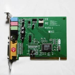 動作確認済 ◆◇◆ PCIバス サウンドボード AV-511 Audio Excel ◆◇◆ C-Media CMI8738
