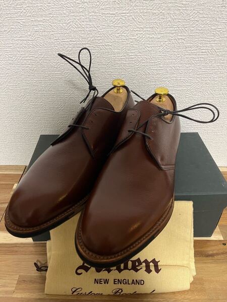新品 オールデン 942C US9.5D グレインレザー ブラウン 27.5cm Alden
