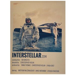K589A3 インターステラー 映画 ポスター SF 洋画 インテリア クラフト