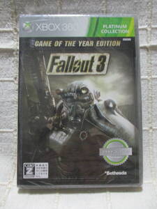 XBOX360 「Fallout 3 GAME OF THE YEAR EDITION」未開封/フォールアウト3 管理:(B1-157