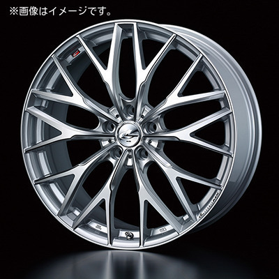 個人宅発送可能 ウエッズ Weds 17X7.0J +47 5H PCD100 HSⅢ/SC ホイール 1本 LEONIS MX レオニス・エムエックス (37422)
