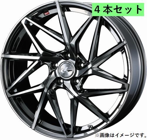 個人宅発送可能 Weds ウェッズ 19×7.5J +48 5穴 PCD114.3 BMCMC ホイール 4本セット LEONIS IT レオニス レオニス・アイティー (40618)