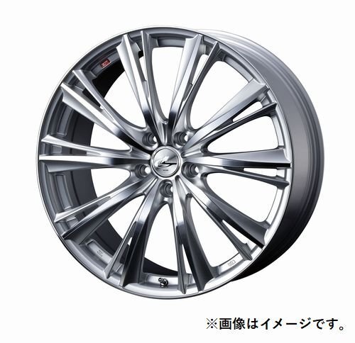 個人宅発送可能 ウエッズ Weds 18X7.0J +47 5H PCD100 HSMC ホイール 1本 LEONIS WX レオニス・ダブルエックス (33895)