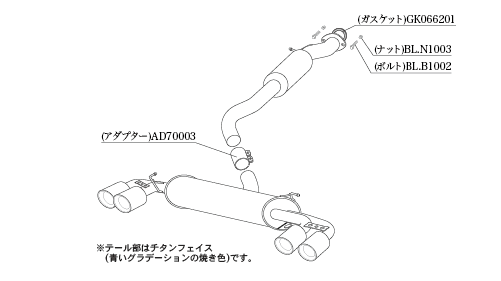 個人宅発送可能 柿本 マフラー Class KR 4本出し TOYOTA トヨタ GRヤリス GXPA16 G16E-GTS 4WD 6MT (T713177)