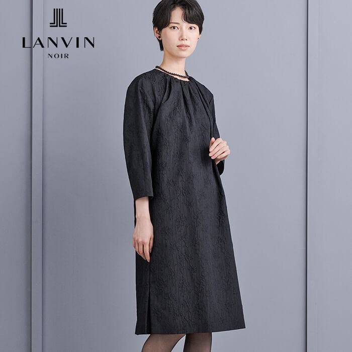ランバン 礼服喪服 フォーマルワンピースオールインワン 42 未 ランバン 礼服喪服 フォーマルワンピースオールインワン 42 未