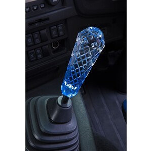 シフトノブ 雅 クリア/ブルー(青) 長さ180mm 12×1.25/10×1.25/12×1.75