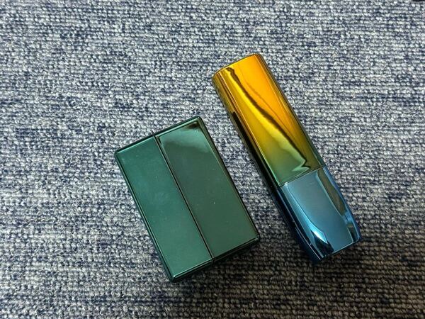 IQOS イルマ i ワン ケース iqosイルマワン ケース IQOSヒートスティック専用ケースメタリック 07 緑ゴールド