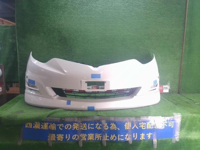 トヨタ エスティマ アエラス G ACR55W 純正 フロントバンパー 52119-28C20 リップ付(シルクブレイズ) 再塗装品 ★個人宅配送不可★