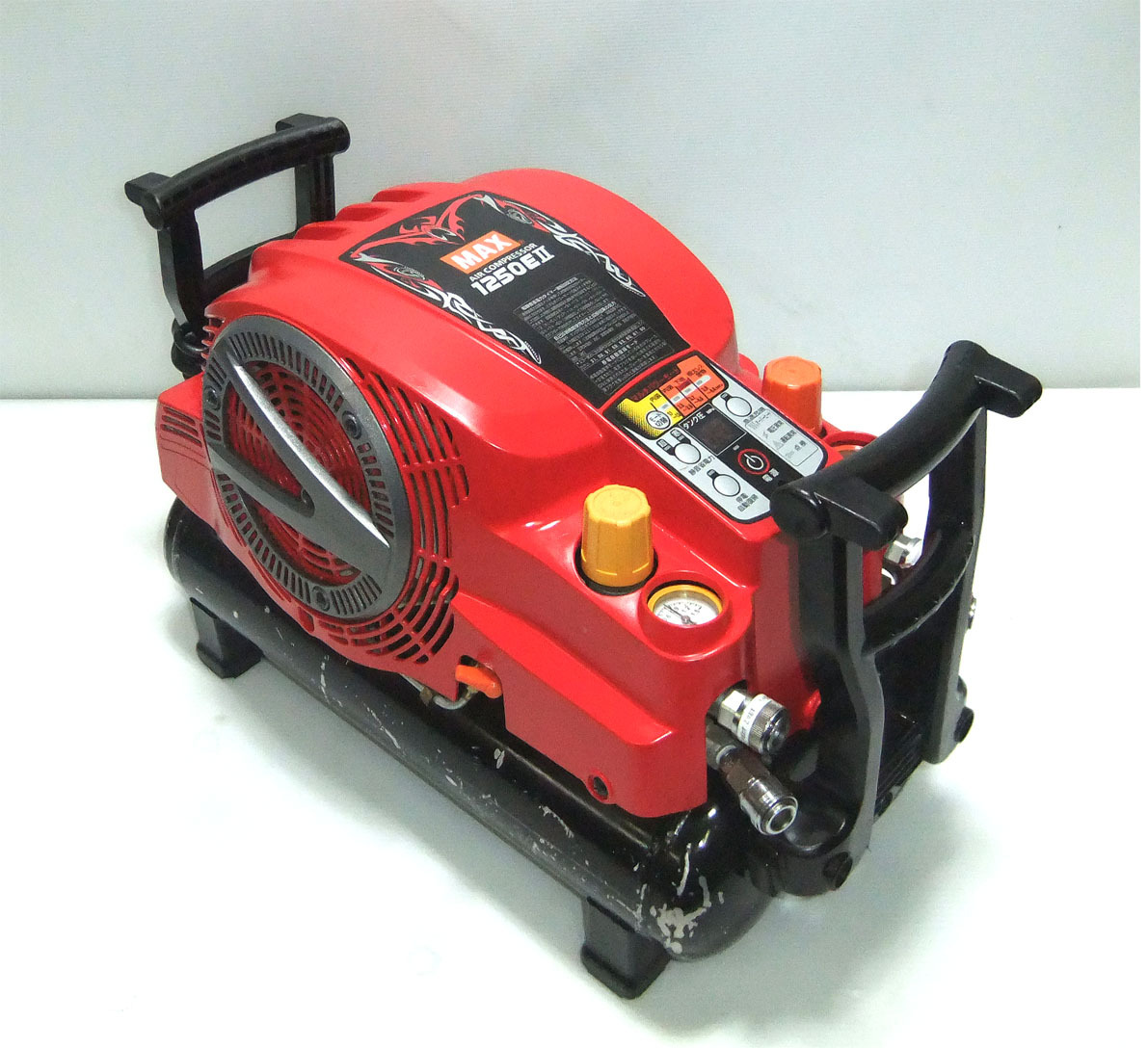 MAX 高圧コンプレッサー 1250E2 エア溜まりません 圧力調整の MAX 高圧コンプレッサー 1250E2 エア溜まりません 圧力調整の