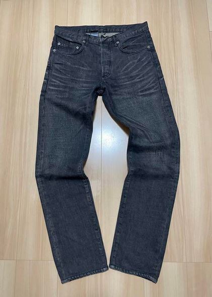 正規 05AW アーカイブ Dior HOMME ディオールオム 名作エディ期 爪痕 ダメージデニムパンツ ヒゲ ハチノス ブラックジーンズ 黒 日本製 30