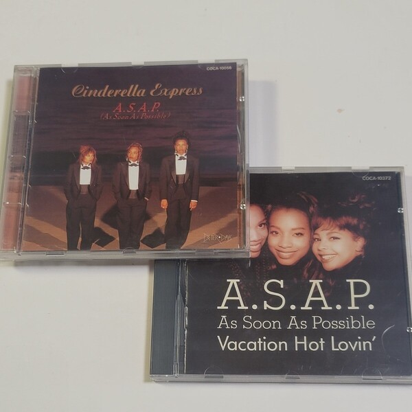 《見本盤》盤良好♪CD 2枚セット A.S.A.P.「Vacation Hot Lovin’」「Cinderella Express」国内盤