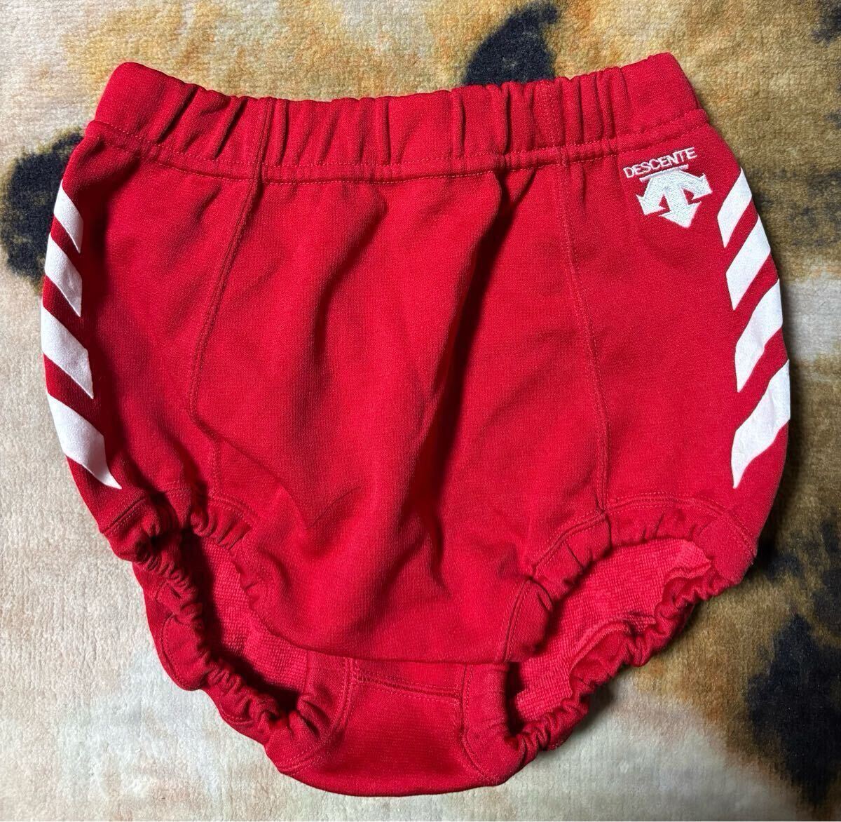 DESCENTE バレー　ブルマ Yahoo!オークション - デサント バレーブルマ(S)白ストライプ