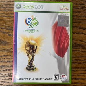 (動作未確認のためジャンク)(ケース一部破損)  XBOX360 2006 FIFA ワールドカップ ドイツ大会 中古