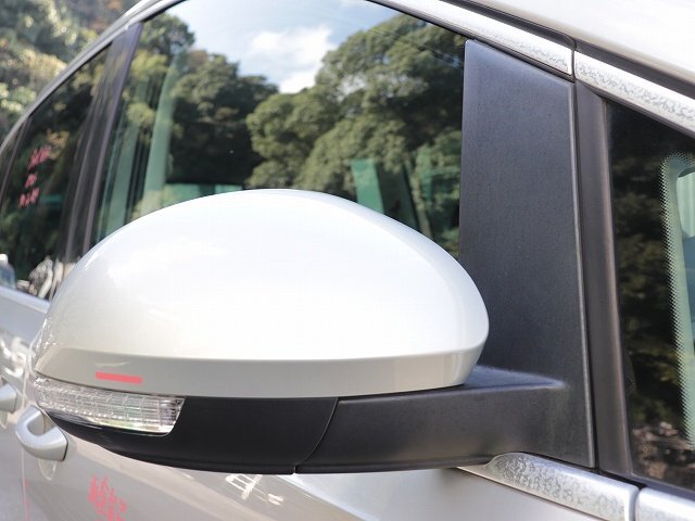 VW シャラン BlueMotion 7N 2012年 7NCAV 右ドアミラー (在庫No:520865) (7644)