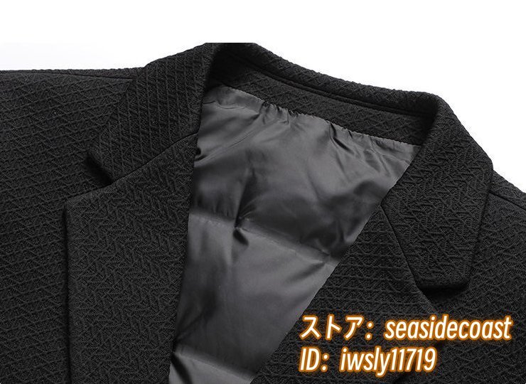 冬新品*グースダウンジャケット メンズ テーラードジャケット ブレザー 紳士服 背広 超防寒 厚手 スーツジャケット アウター 珈琲色 L 冬新品*グースダウンジャケット メンズ テーラードジャケット ブレザー 紳士服 背広 超防寒 厚手 スーツジャケット アウター 珈琲色 L